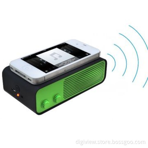 Wireless magic induction speaker with fancy decoration design